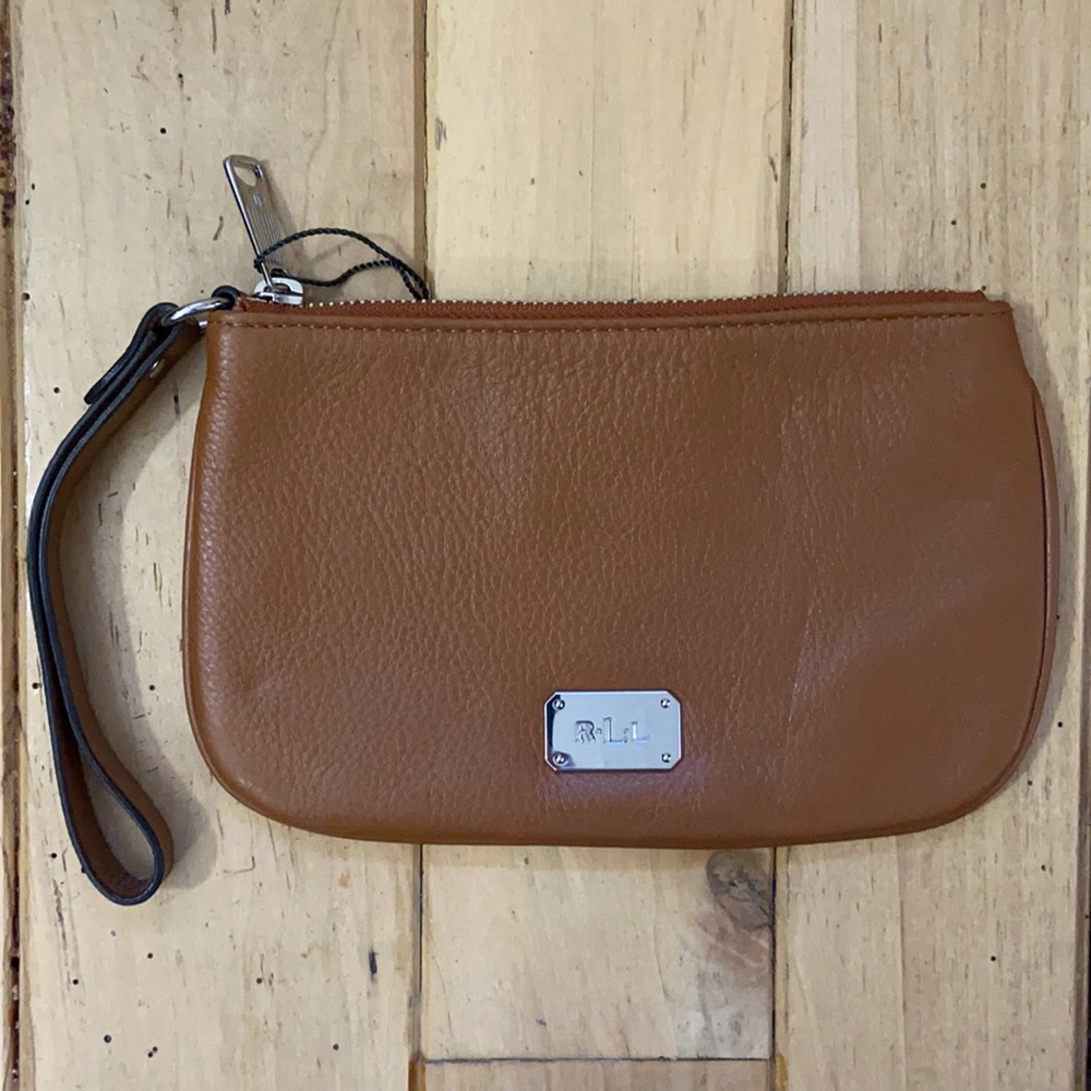 NWT Ralph Lauren Stockbridge Tum Large Wristlet